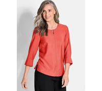 Goldner Blusenshirt Damen koralle, 52