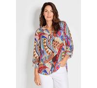 Goldner Blusenshirt Damen mehrfarbig, 44