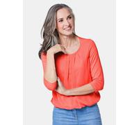 Goldner Blusenshirt Damen orange, 44