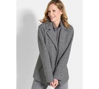 Goldner Bouclé-Jacke Damen grau, 50