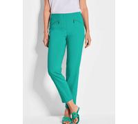 Goldner Capri- & 7/8-Hosen Damen Baumwolle grün, 46