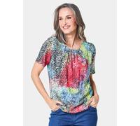 Goldner Druckbluse Damen mehrfarbig, 42