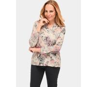 Goldner Flanellbluse Damen lila, 38