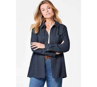 Goldner Hemdjacke Damen marine, 46