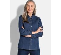 Goldner Jeansbluse Damen blau, 38