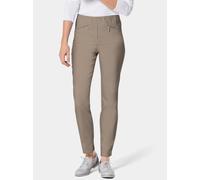 Goldner Lange Hosen Damen Baumwolle beige, 50