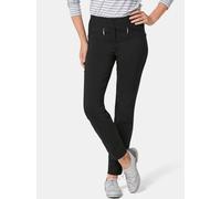 Goldner Lange Hosen Damen Baumwolle schwarz, 38