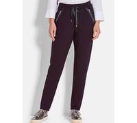 Goldner Lange Hosen Damen Polyamid lila, 48