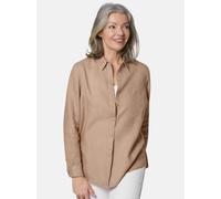 Goldner Leinenbluse Damen melange, 46
