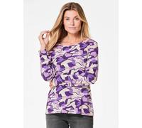 Goldner Print Shirts Damen Viskose lila, 21