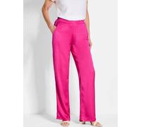 Goldner Satinhose Damen pink, 44