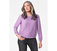 Goldner Schlupfbluse Damen flieder, 44
