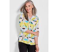 Goldner Schlupfbluse Damen mehrfarbig, 40