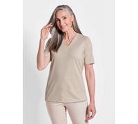 Goldner Shirt Damen beige, 54