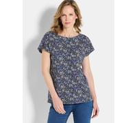 Goldner Shirt Damen blau, 54