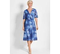 Goldner Sommerkleider Damen blau, 52