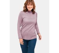 Goldner Stehbundpullover Damen rosa, 38