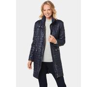 Goldner Stepp-Kurzmantel Damen marine, 42