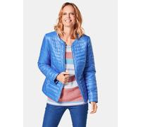 Steppjacke in zart glänzender Qualität blau 42