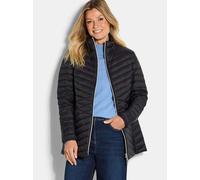 Steppjacke GOLDNER "Kurzgröße Herbstjacke mit Daunen, Stehkragen", Damen, Gr. 23, schwarz, Obermaterial: 100% Polyamid PA., Modisch, Jacken Steppjacke, 2-Wege RV (17018959-23) schwarz