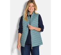 Goldner Steppweste Damen grün, 38