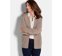 Goldner Strickjacke Damen beige, 46