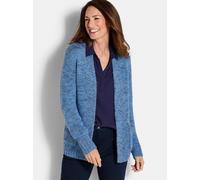 Goldner Strickjacke Damen blau, 46