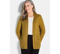 Goldner Strickjacke Damen gelb, 46