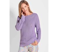 Goldner Strickpullover Damen flieder, 52