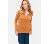 Goldner Strickpullover Damen gelb, 44