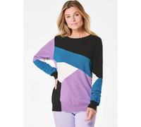 Goldner Strickpullover Damen schwarz, 38