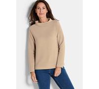 Goldner Sweatshirt Damen beige, 42