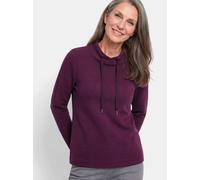 Goldner Sweatshirt Damen lila, 46