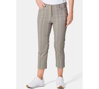 Goldner Verkürzte Struktur-Hose Damen grau, 48