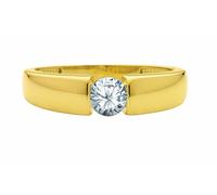 Goldring ADELIA´S "Damen 333 Gold Ring mit Zirkonia" Gr. 54, gold, Fingerringe, Damen, 54,mit Zirkonia, Gelbgold 333 Gold, Gelbgold 333, Gold, Goldring, mit Zirkonia Goldschmuck für Damen (51064563-54