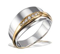 Goldring GOLDMAID Gr. 16,5, gold (bicolour), Fingerringe, Damen, 16.5, Gold Silber 925 (Sterlingsilber), Gold, Silber 925 (Sterlingsilber), Goldring (658870-16,5) bicolour