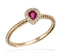 Goldring GOLDMAID Gr. 17, gold (goldfarben), Fingerringe, Damen, 17, Gelbgold 375, Goldring (67016254-17) goldfarben