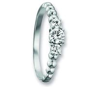 Goldring ONE ELEMENT "Zirkonia Ring aus 333 Weißgold" Gr. 54, silber, Fingerringe, Damen, 54,mit Zirkonia, Gold Weißgold 333, Gold, Weißgold 333, Goldring, Ausdruck von Individualität - dezent, bedeut
