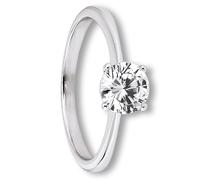 Goldring ONE ELEMENT "Zirkonia Ring aus 333 Weißgold Zirkonia Ring aus 333 Weißgold" Gr. 50, silber, Fingerringe, Damen, 50,mit Zirkonia, Gold Weißgold 333, Gold, Weißgold 333, Goldring, Symbolische N