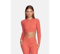 Gold's Gym kurzes Langarmshirt „Helen“ Astro Dust XS