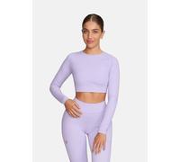 Gold's Gym kurzes Langarmshirt „Helen“ Digital Lavender S