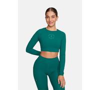 Gold's Gym kurzes Langarmshirt „Helen“ Malachite S