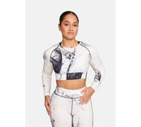 Gold's Gym kurzes Langarmshirt „Helen“ Mandrall Abstract S