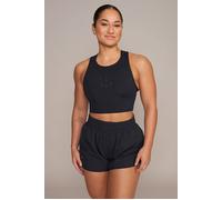 Gold's Gym Laura - Women's Cropped Sleeveless Top Black Größe: XS | Sport BHs Outlet | Damen | Schwarz