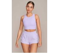 Gold's Gym kurzes Top "Laura" Digital Lavender XL
