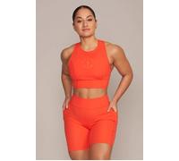 Gold's Gym Laura - Women's Cropped Sleeveless Top Orange Größe: S | Sport BHs Outlet | Damen | Orange