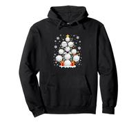 Golf Equipment As Colorful Christmas Tree Player Team Pullover Hoodie