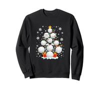 Golf Equipment As Colorful Christmas Tree Player Team Sweatshirt