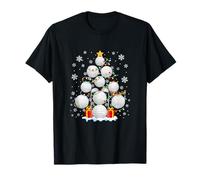 Golf Equipment As Colorful Christmas Tree Player Team T-Shirt