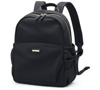 GOLF QUALITY Kleiner Rucksack Damen Klein Cityrucksack Handtasche Anti-Diebstahl Wasserdicht Nylon Tagesrucksack Mini Backpack Women Elegant Casual Daypack für Reise Freizeit Arbeit Schwarz